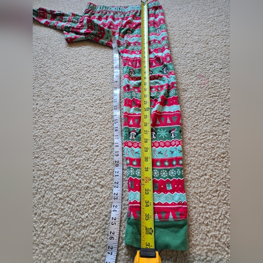 124. Disney Store XMAS PJ Pants XS Small - Picture 3 of 6